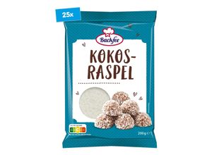 Backfee Kokosraspel 200 g, 25er Pack