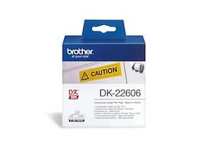 Brother Endlos-Etikett DK-22606, 62mm x 15,24m, Film gelb