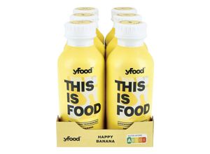 YFood Food Drink Happy Banana 500 ml, 6er Pack