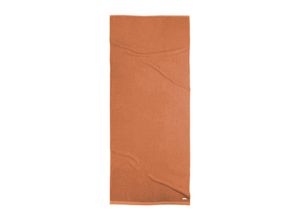 TOM TAILOR Unisex Frottier Badetuch, 80x200 cm, orange, Uni, Gr. 80X200