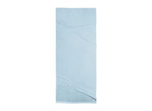 TOM TAILOR Unisex Frottier Badetuch, 80x200 cm, blau, Uni, Gr. 80X200