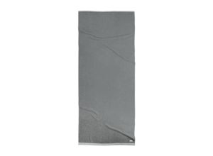 TOM TAILOR Unisex Frottier Badetuch, 80x200 cm, grau, Uni, Gr. 80X200