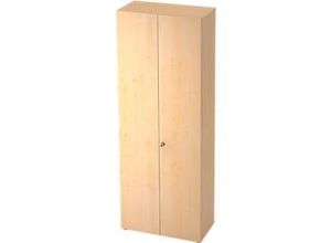 Schrank TOPAS LINE, Akten/Garderobenschrank, 6 Ordnerhöhen, B 800 mm, Ahorn-Dekor