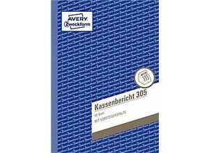 Avery Zweckform Kassenbericht Nr. 305