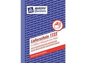 Avery Zweckform AVERY™ Zweckform Lieferschein Nr. 1722