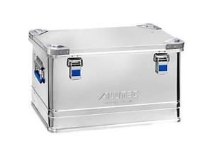 Transportbox Alutec INDUSTRY 60, Aluminium, 60 l, L 350 x B 245 x H 315 mm, mit Stapelecken, stabiler Deckel