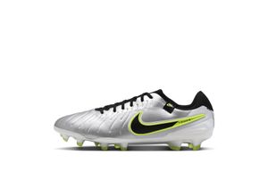 Nike Tiempo Legend 10 Pro Low Top Fußballschuh für normalen Rasen - Grau