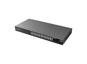 Grandstream GWN7803 - Switch - L2+ - managed - 4 x Gigabit SFP + 24 x 1 Gigabit Ethernet