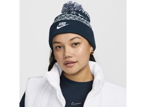 Nike Peak Beanie mit Fair-Isle-Muster - Blau