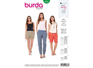 burda Schnitt 6938 ""Hose mit Gummizug""