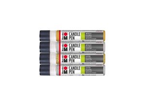 Marabu Candle-Liner-Set Weihnachten, 4x 25ml