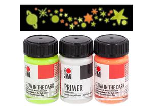 Marabu Glow in the Dark Set ""Stars"" 3x 15 ml