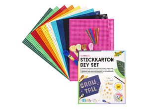 folia Stickkarton-Komplettset, 25 Teile