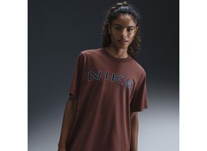 Nike Sportswear weites Kurzarmshirt mit Grafik (Damen) - Braun