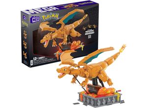 Mega Bloks MegaBloks Konstruktionsspielzeug MEGA Pokémon Motion Glurak bewegliches Bauset