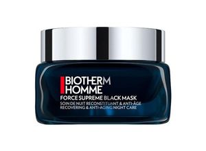 Biotherm - Homme Force - Supreme Black Mask – Nachtcreme - biotherm Men Black Mask 50ml