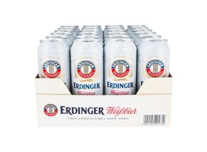 Erdinger Weißbier 5,3 % vol 0,5 Liter Dose, 24er Pack