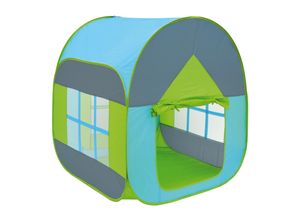 LittleTom Bällebad Spielzelt 90x90x110cm Popup Baby Spielhaus Kinder-Zelt Blau