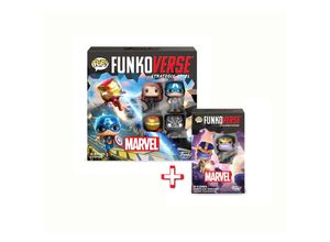 Funko - Strategie-Spiel - Funkoverse Marvel + Erweiterung Brettspiel Superhelden Avengers