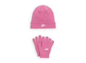 Nike Set aus Club-Mütze und -Handschuhen für jüngere Kinder - Pink