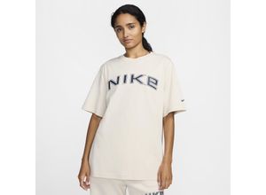 Nike Sportswear weites Kurzarmshirt mit Grafik (Damen) - Braun