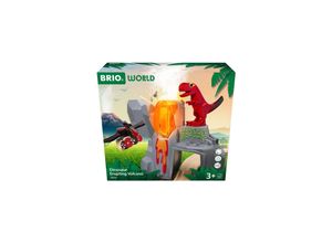 BRIO Spiel Dinosaurier-Vulkan mit Ausbruchsfunktion