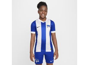 Hertha BSC 2024/25 Stadium Home Nike Replica Fußballtrikot mit Dri-FIT-Technologie für ältere Kinder - Blau