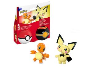 Mega Bloks MegaBloks Konstruktionsspielzeug MEGA Pokémon Poké Ball - Charmander und Pichu