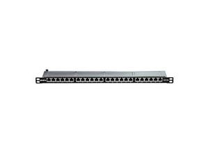 LINDY - Patch Panel - CAT 6 - STP - RJ-45 X 24 - Schwarz