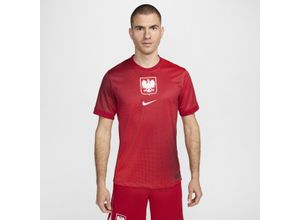 Polen 2024/25 Stadium Away Nike Replica Fußballtrikot mit Dri-FIT-Technologie für Herren - Rot