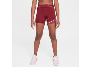 Nike Pro Dri-FIT Shorts (ca. 8 cm) (Mädchen) - Rot