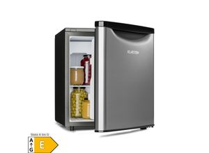 Klarstein Yummy Kühlschrank mit Gefrierfach 45 Liter 42dB Silbermetallik 45 Liter