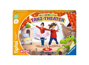 Ravensburger Brettspiel tiptoi ACTIVE Kunterbuntes Tanz-Theater