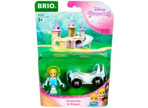 BRIO Spielfahrzeug Disney Princess Cinderella mit Waggon