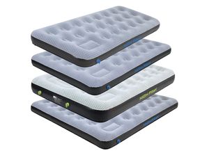HIGH PEAK Luftbett Comfort Plus - Luftmatratze Camping Gästebett Isomatte Pumpe Größe: Multi