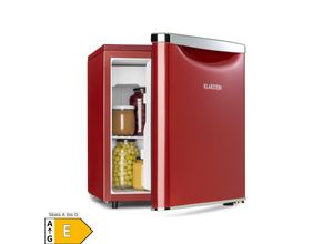 Klarstein Yummy Kühlschrank mit Gefrierfach 45 Liter 42dB Rot 45 Liter