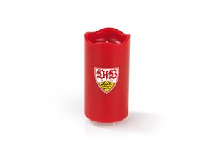 VfB Stuttgart VFB LED-Echtwachskerze Projektor 3V rot mit Logo
