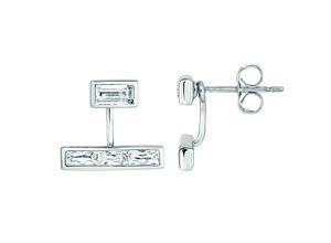 Buckley London Ohrstecker rhodiniert mit Zirkonia