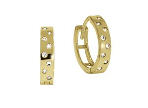 Celesta Gold Ohrring 375/- Gelbgold Zirkonia