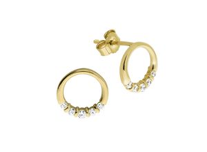 Celesta Gold Ohrring 375/- Gelbgold Zirkonia