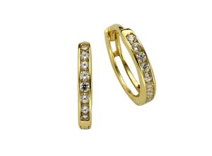 Celesta Gold Ohrring 375/- Gelbgold Zirkonia