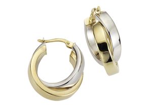 Celesta Gold Ohrring 333/- Gelbgold bicolor