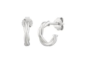 cai Creolen 925 Sterling Silber twisted small