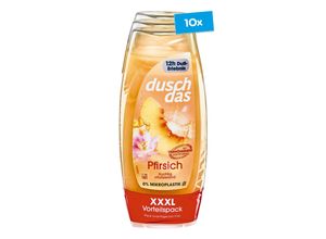 duschdas Duschgel Pfirsich 3 x 225 ml, 10er Pack