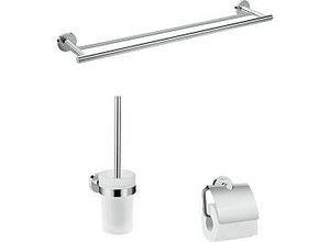 Hansgrohe Bad-Accessoire-Set Logis Universal 41727000, 3-teilig, chrom