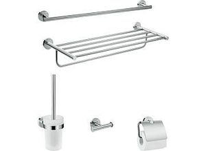 Hansgrohe Bad-Accessoire-Set Logis Universal 41728000, 5-teilig, chrom