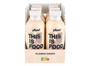 YFood Food Drink Chocolate 500 ml, 6er Pack