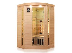 Infrarotkabine Infrarotsauna LAKEFIELD 3 120cm x 120cm x 190cm Dual-Therm