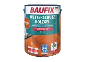 Baufix Wetterschutz-Holzgel Mahagoni