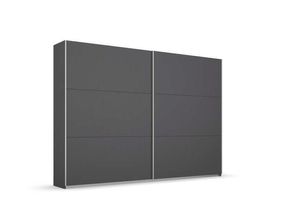 rauch Kleiderschrank Schwebetürenschrank Aurelio grau metallic 261 cm Breit